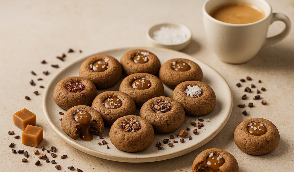 Raffiniertes Espresso-Küsschen Rezept mit Karamell und Fleur de Sel