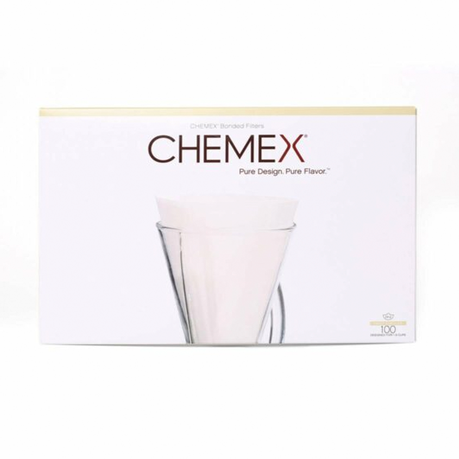 Chemex Papierfilter weiß, ungefaltet, 1-3 Tassen