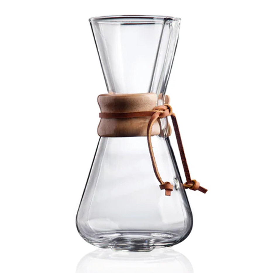 Kleine Chemex Kaffeekaraffe für 1 bis 3 Tassen - nuruCoffee
