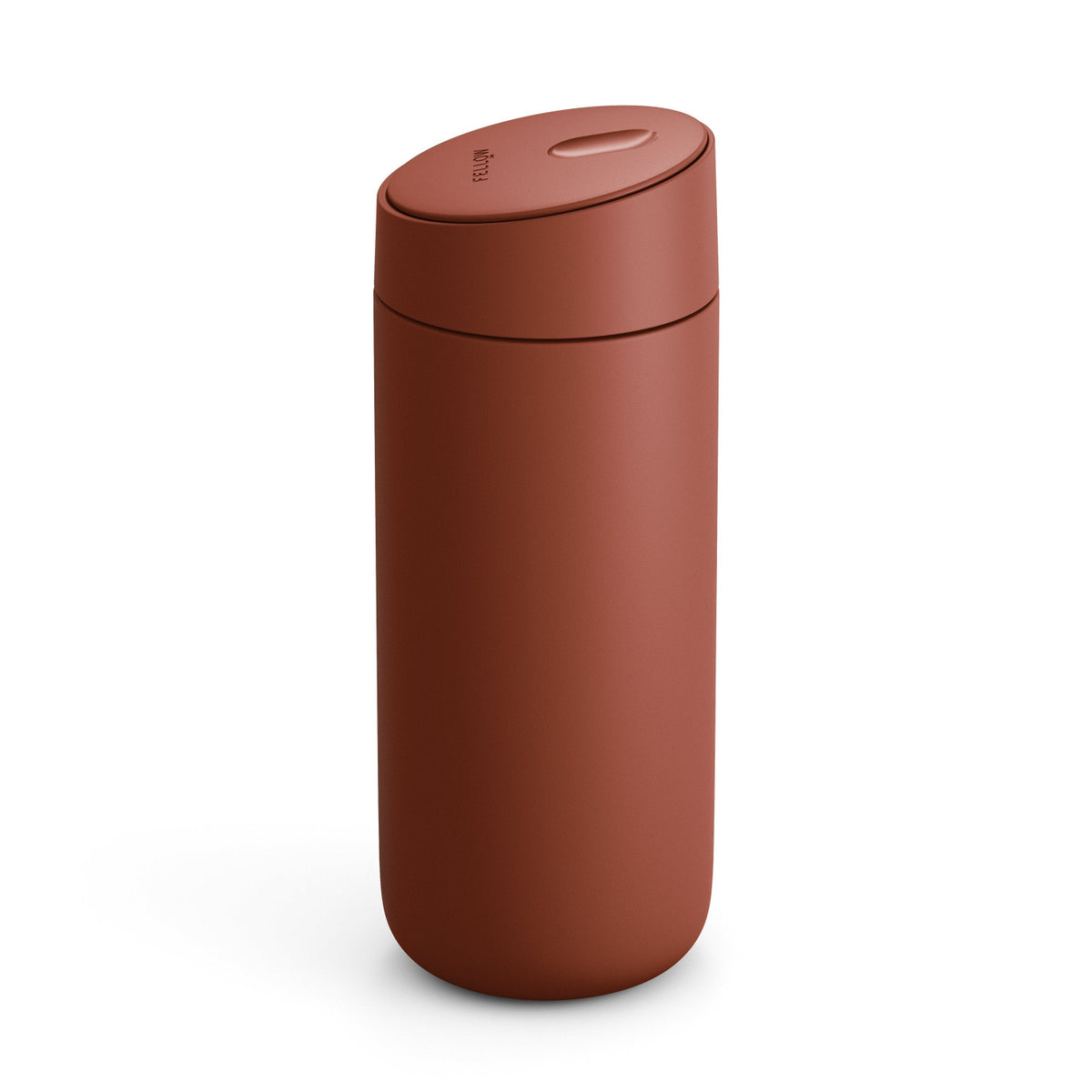 Fellow Carter Slide Move Thermobecher in Rostrot - nuruCoffee
