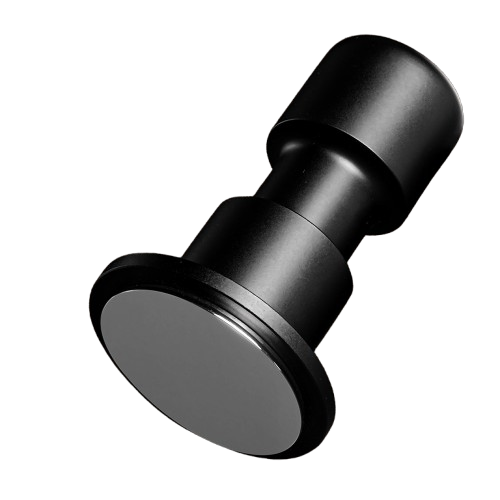 Impact Pulse Tamper von Timemore Detailansicht mit Flat Base - nuruCoffee
