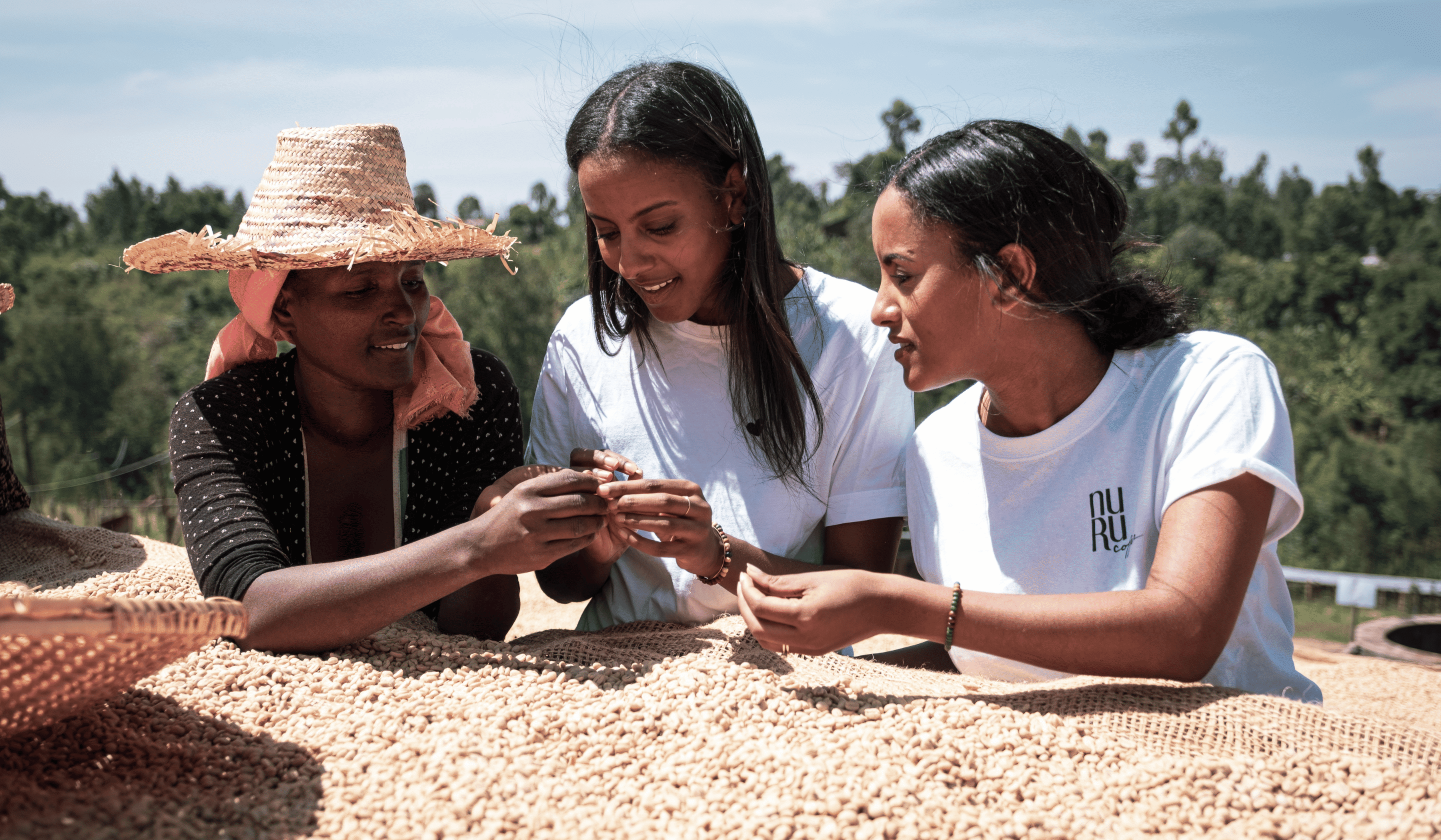 nuruCoffee wurde von den Schwestern Sali und Sara Nuru gegründet, die aus Liebe zu Äthiopien und gutem Kaffee beschlossen, ein Social Business zu gründen/ Bio-Kaffee mit social impact aus fairem Handel und nachhaltig produziert in Äthiopien.  