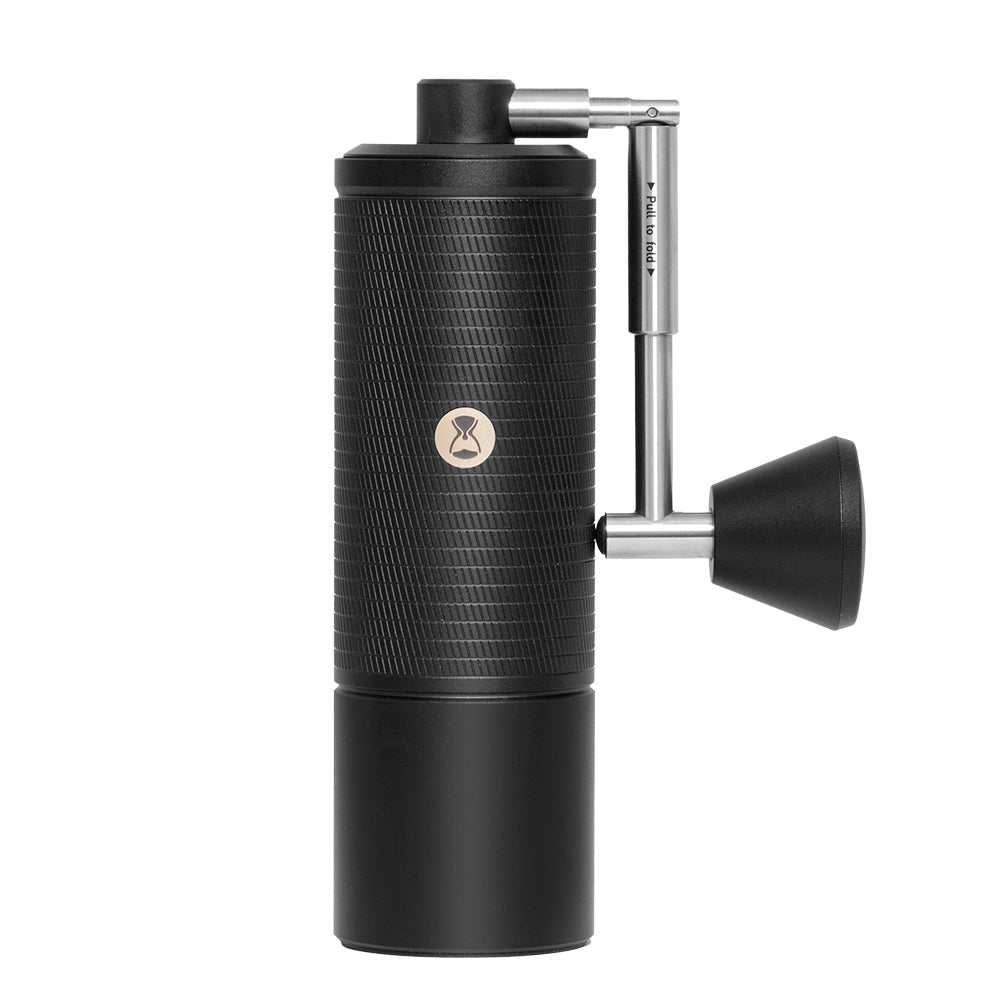 Timemore C5 Pro Handkaffeemühle Frontalansicht, weißer Hintergrund - nuruCoffee