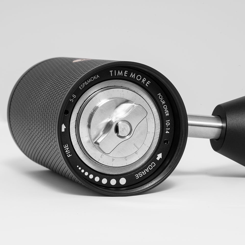 Detailaufnahme patentiertes Mahlwerk der Timemore C5 Pro - nuruCoffee