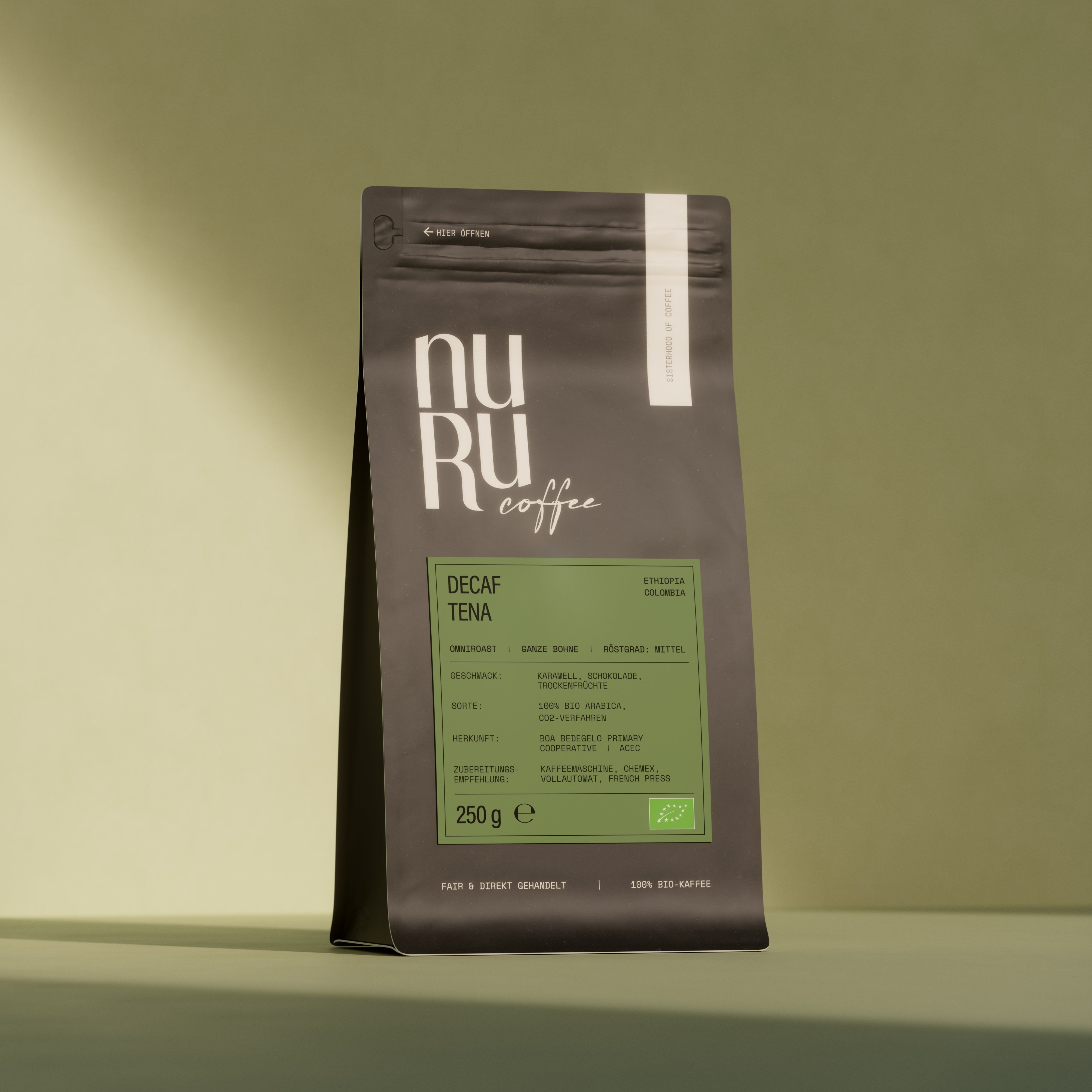 BIO DECAF TENA - Limited Edition, 250g
