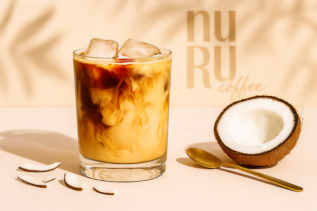 Cold Brew Latte Rezept mit Kokosmilch und Kardamom: Einfach und super cremig