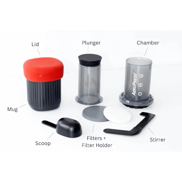AeroPress Go Coffee Maker im Set - nuruCoffee