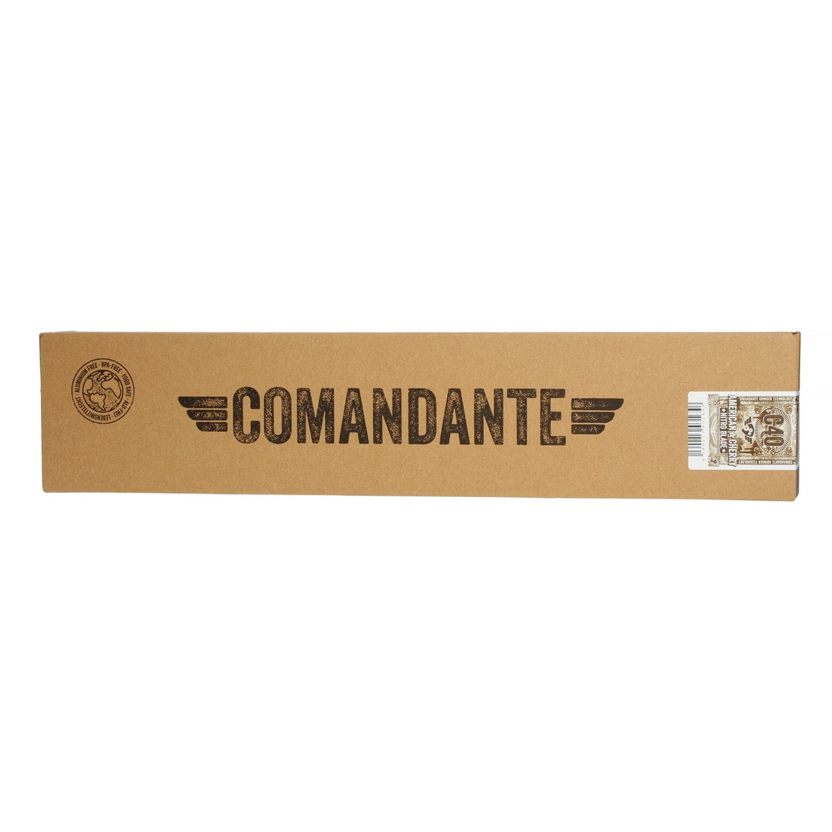 Comandante Kaffeemühle C40 MK4 Nitro Blade Verpackung geschlossen von außen | nuruCoffee