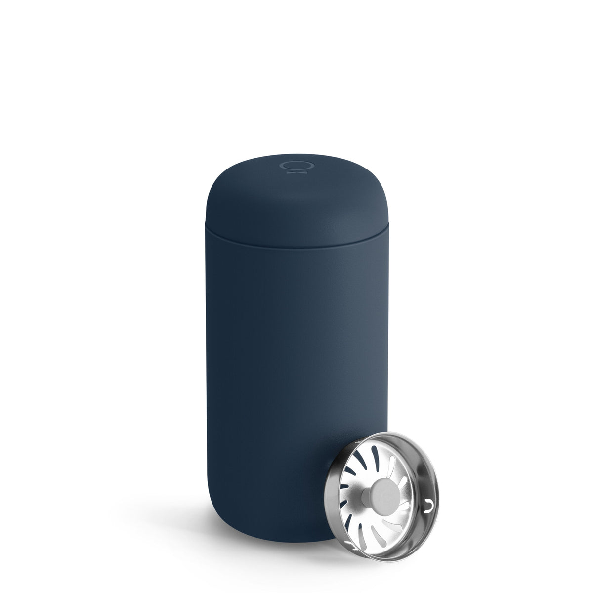 Fellow Carter Move Thermobecher in Stone Blue, 354ml: Geschlossen mit Spritzschutz - nuruCoffee