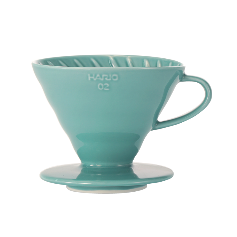 Hario V60 Dripper Porzellan Türkis Freisteller - nuruCoffee