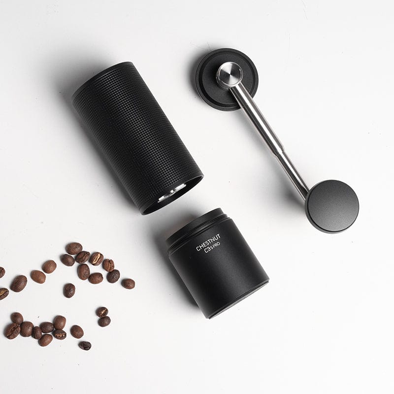 Timemore Chestnut C3S Pro Handkaffeemühle in Einzelteile zerlegt - nuruCoffee
