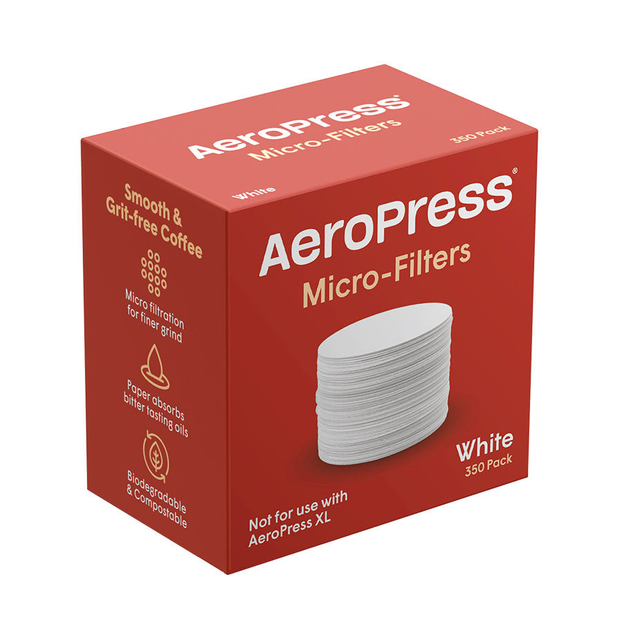 Original AeroPress Filterpapier 350 Stück in roter Verpackung - nuruCoffee