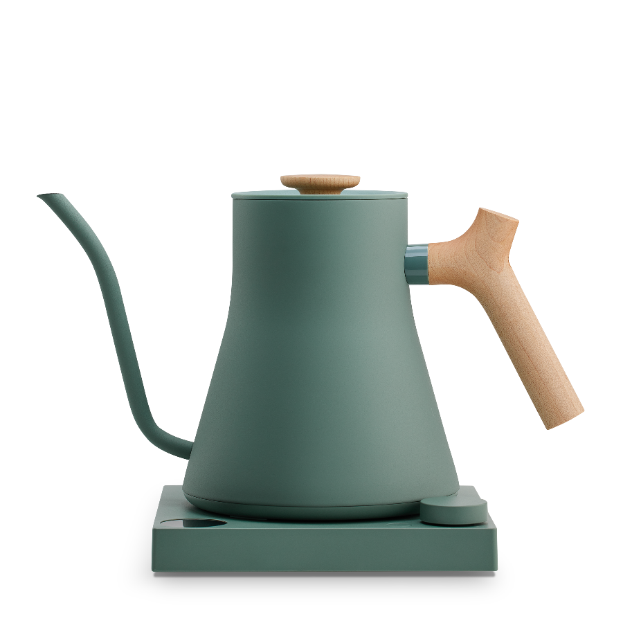 Elektrischer Wasserkocher von Fellow | Stagg EKG pro 0,9 L in Rauchgrün - nuruCoffee