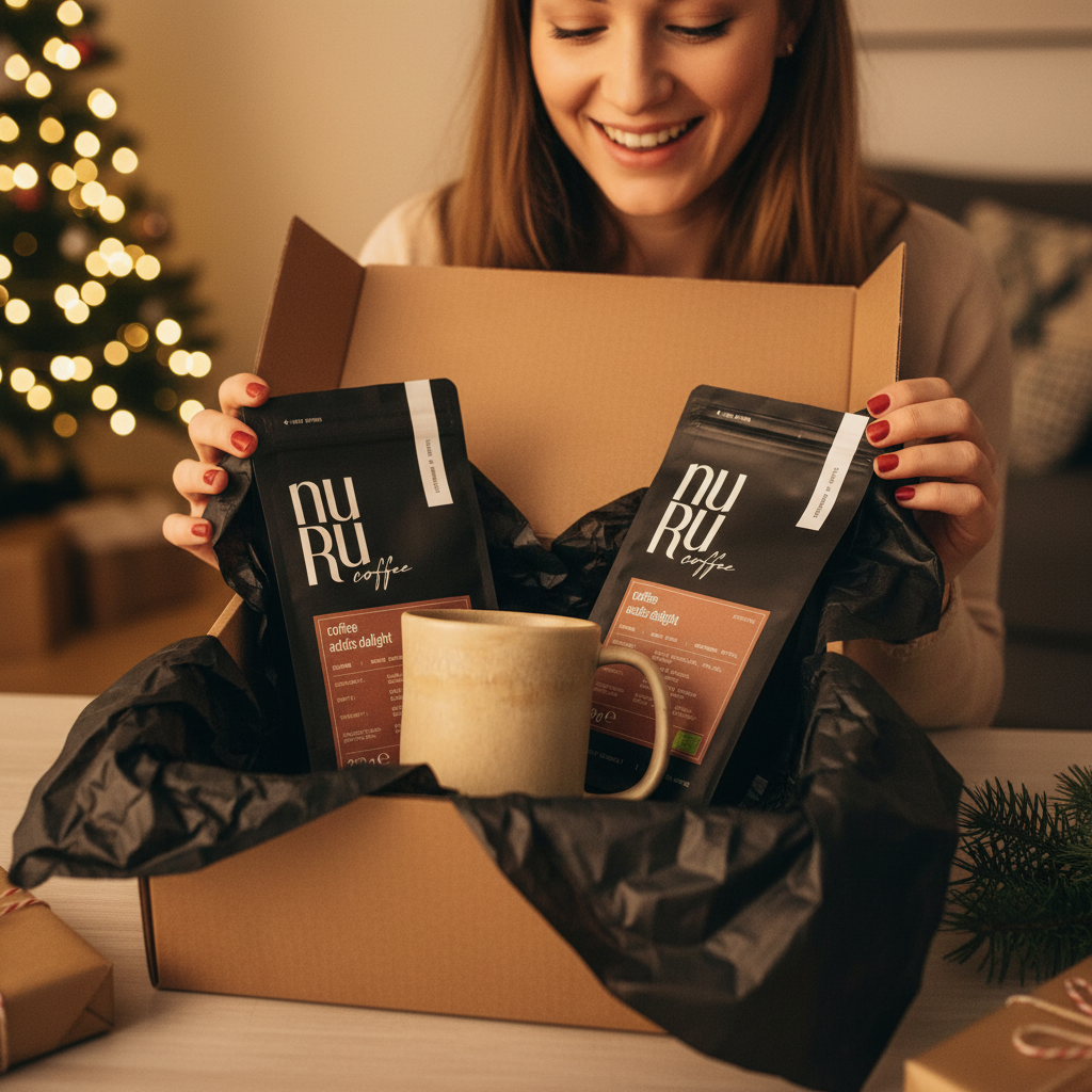 Geschenkset Empowerment: Keramiktasse mit 3x 1kg Kaffee und 25€ extra Spende