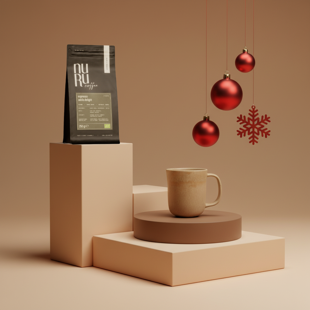 Geschenkset Purer Genuss: Keramiktasse & 1x Kaffee