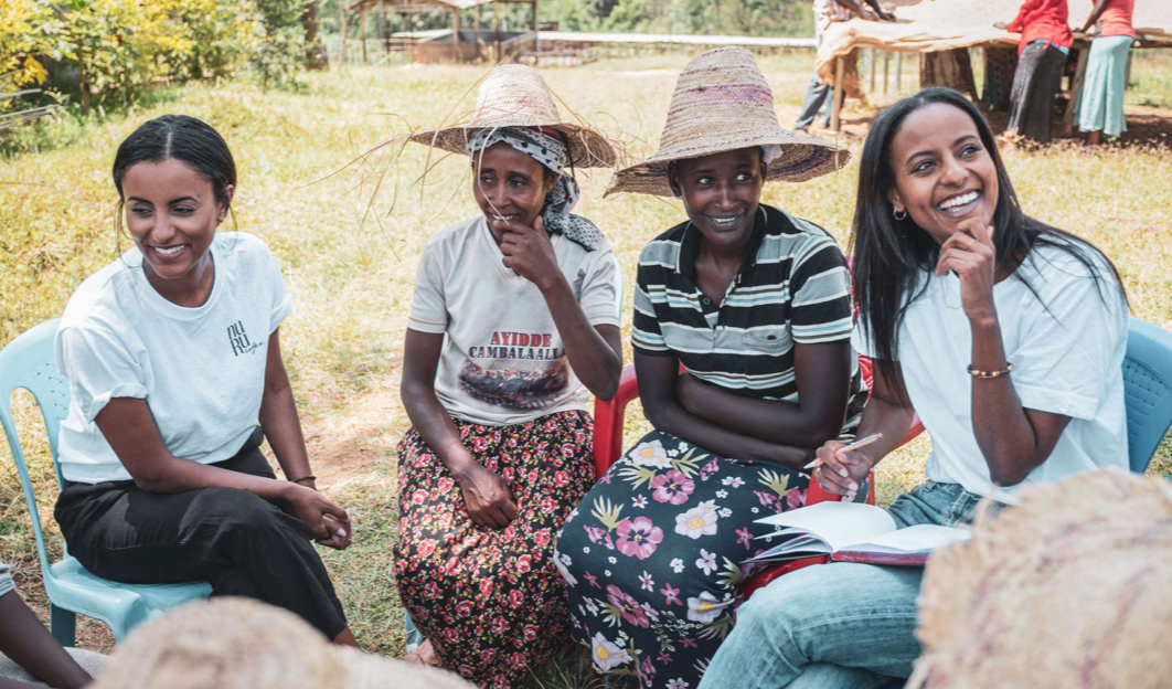 Gründerinnen Sali und Sara in Äthiopien mit Frauen - Imagevideo / nurucoffee - nachhaltiger, fairer Bio-Kaffee mit social impact